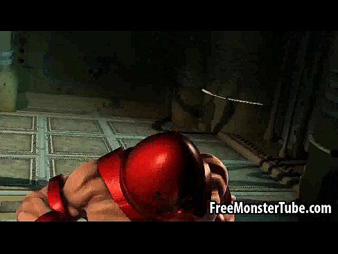 3D redhead babe getting fucked by The Juggernaut - 3 min 30