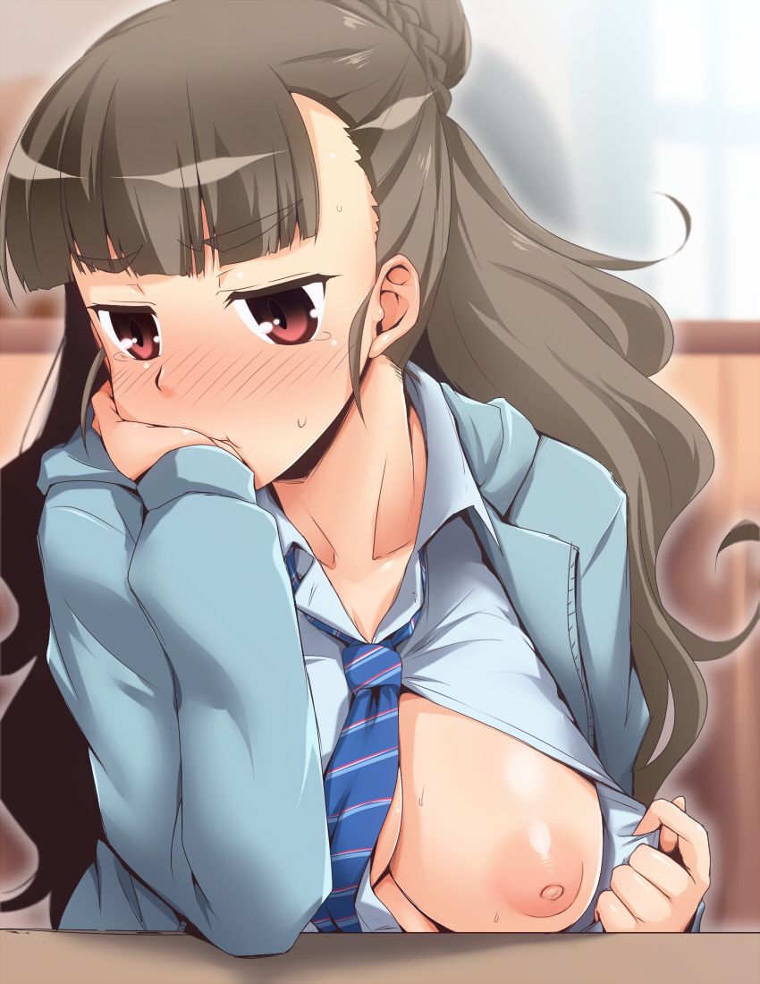 【Erotic Anime Summary】 Erotic image of a perverted girl who shows her 【Secondary erotic】 4