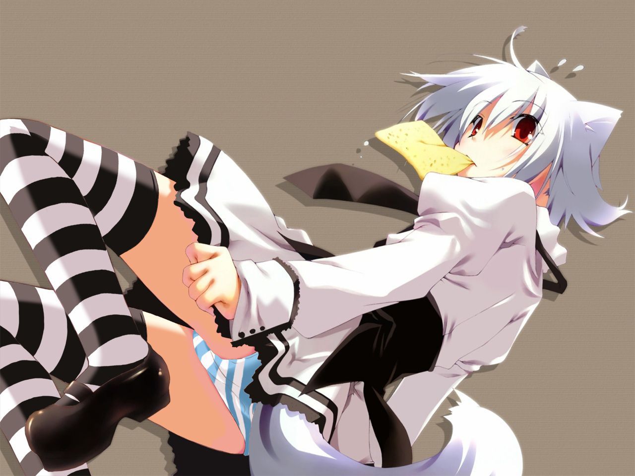 I like the thigh meat that extends from the thighhighs. 15