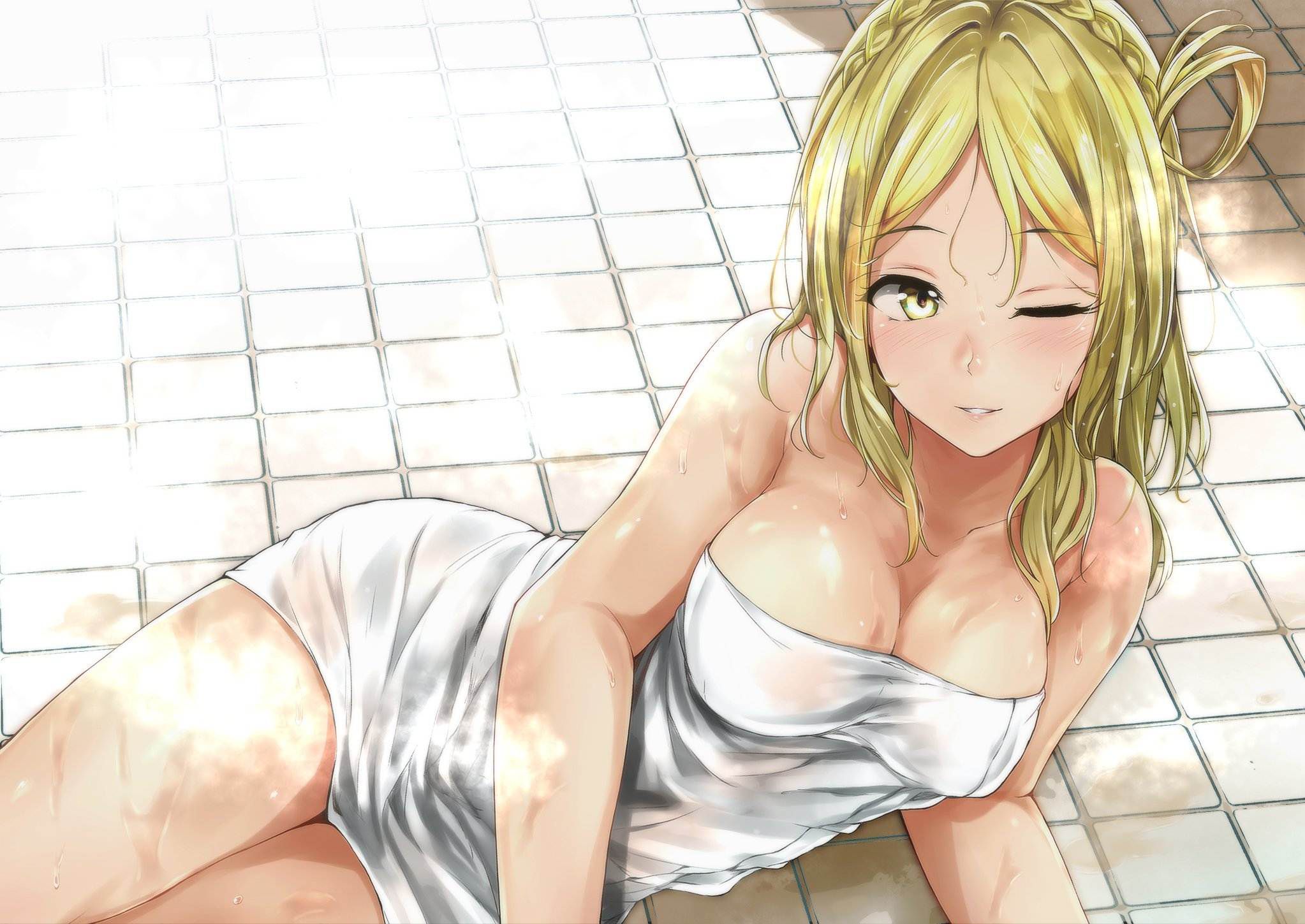 I mean defenseless, I'm already asking. Picture of a girl bath towel in a bath up that is ♪ 42