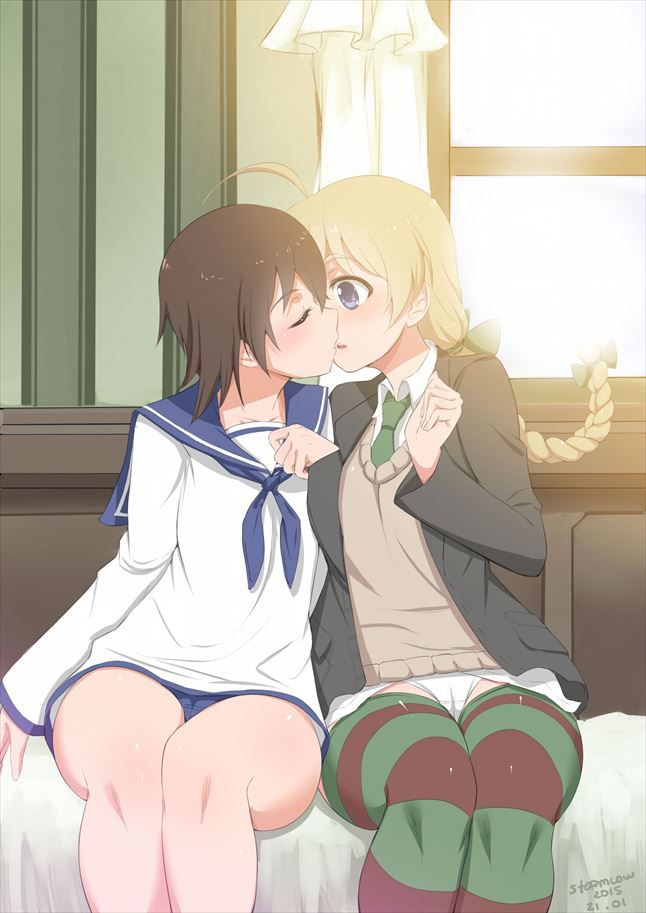 [Strike Witches] erotic cute image of Miyafuji Yoshika I'll stick! 14