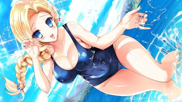 [55 sheets] Two-dimensional, swimsuit girl, cute Erofeci image collection. 31 47