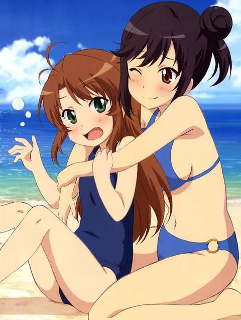 [55 sheets] Two-dimensional, swimsuit girl, cute Erofeci image collection. 31 5