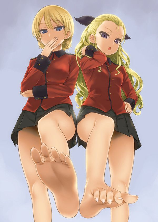 Two-dimensional erotic images of girls und Panzer. 6