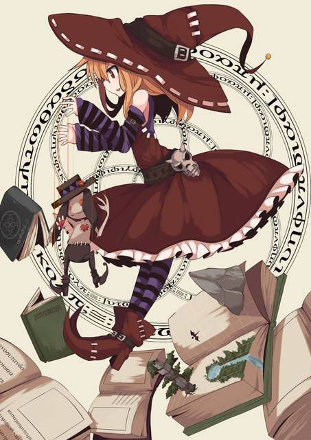 [75 pieces] two-dimensional fetish image of witch girl of witches daughter. 6 1