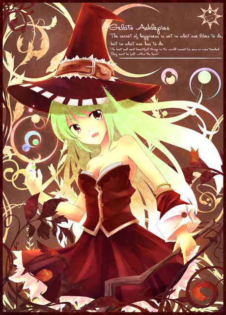 [75 pieces] two-dimensional fetish image of witch girl of witches daughter. 6 4