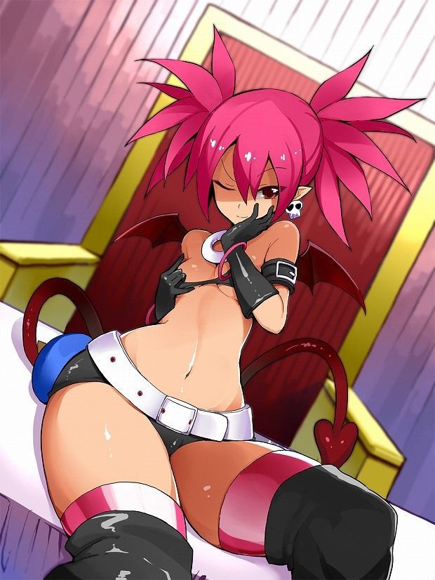 [31 pieces of Disgaea] small erotic images of the hand on the crotch and nature Etna 17