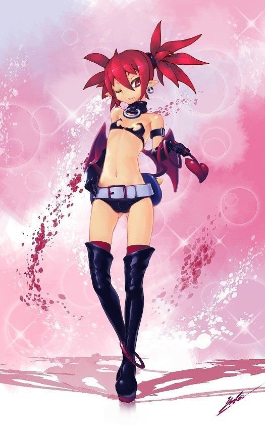 [31 pieces of Disgaea] small erotic images of the hand on the crotch and nature Etna 4