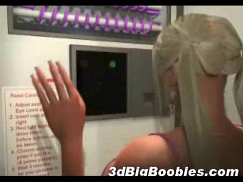 3D Blonde with Huge Boobs! - 3 min 25