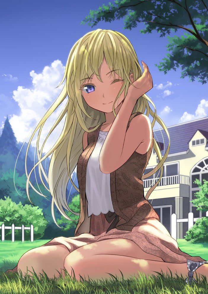 [secondary] cute picture of a girl blonde gather 8