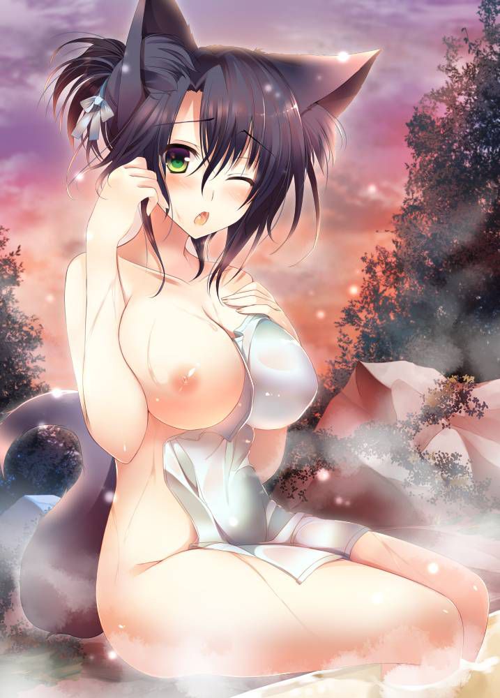 Erotic pictures of hot spring bath 1