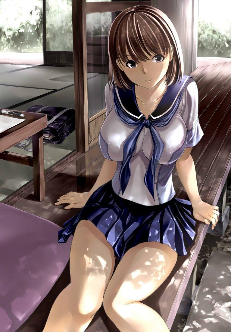 [Secondary, erotic image] You can also see the naughty image of a uniform girl if two-dimensional! part151 22