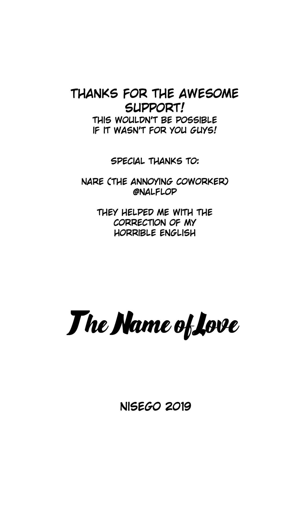 [Nisego] The Name of Love 70