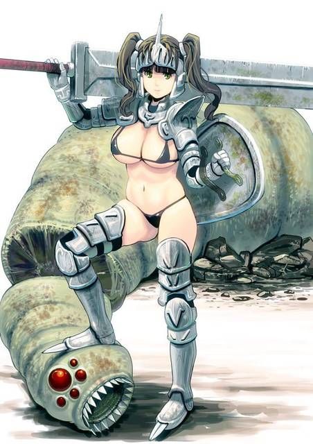 [72 pieces] two-dimensional woman warrior's cool fetish image collection. 3 [Armor] 1