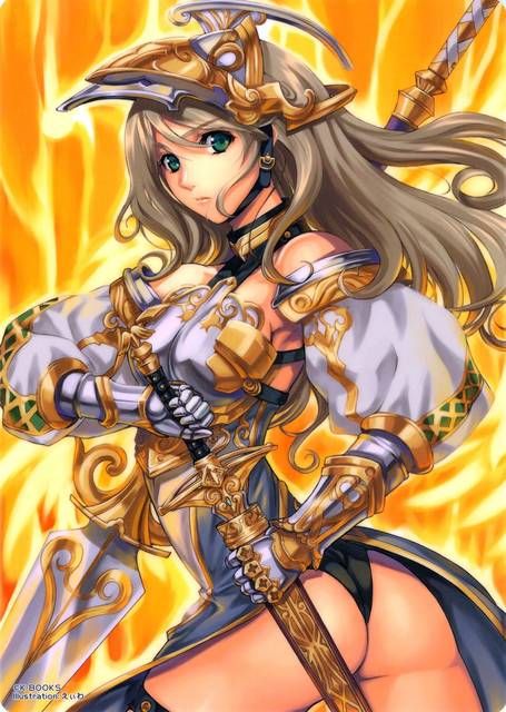 [72 pieces] two-dimensional woman warrior's cool fetish image collection. 3 [Armor] 26