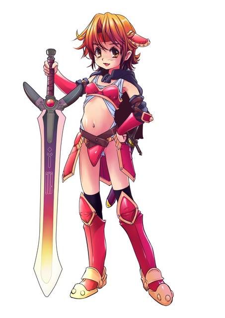 [72 pieces] two-dimensional woman warrior's cool fetish image collection. 3 [Armor] 34