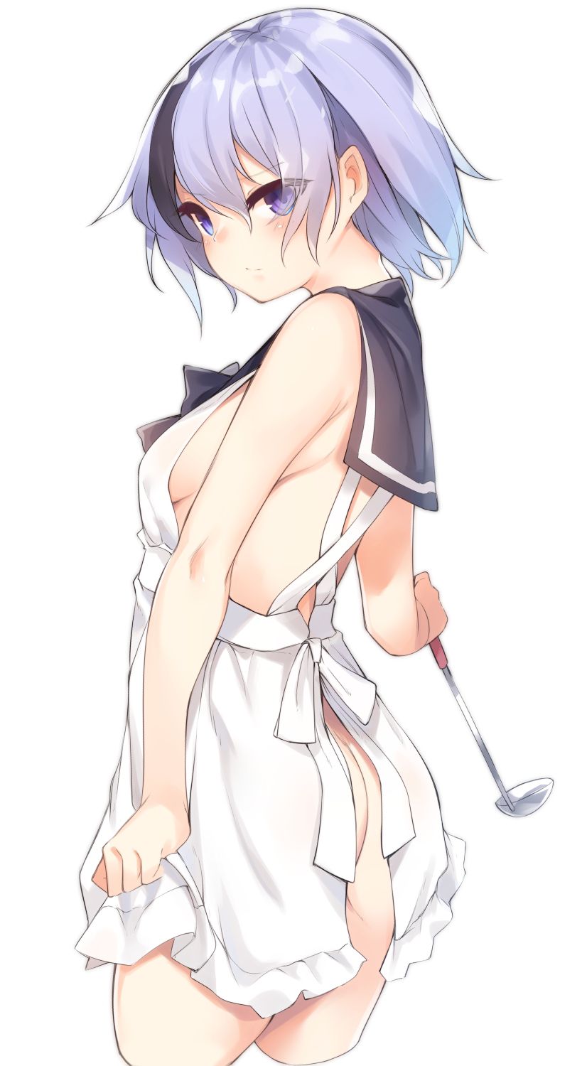 【Erotic Anime Summary】 Beautiful women and beautiful girls in naked aprons who are inevitable 【50 photos】 11