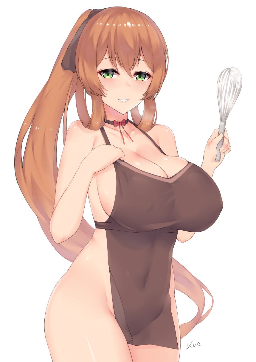 【Erotic Anime Summary】 Beautiful women and beautiful girls in naked aprons who are inevitable 【50 photos】 2