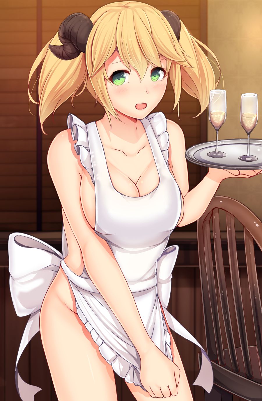 【Erotic Anime Summary】 Beautiful women and beautiful girls in naked aprons who are inevitable 【50 photos】 22