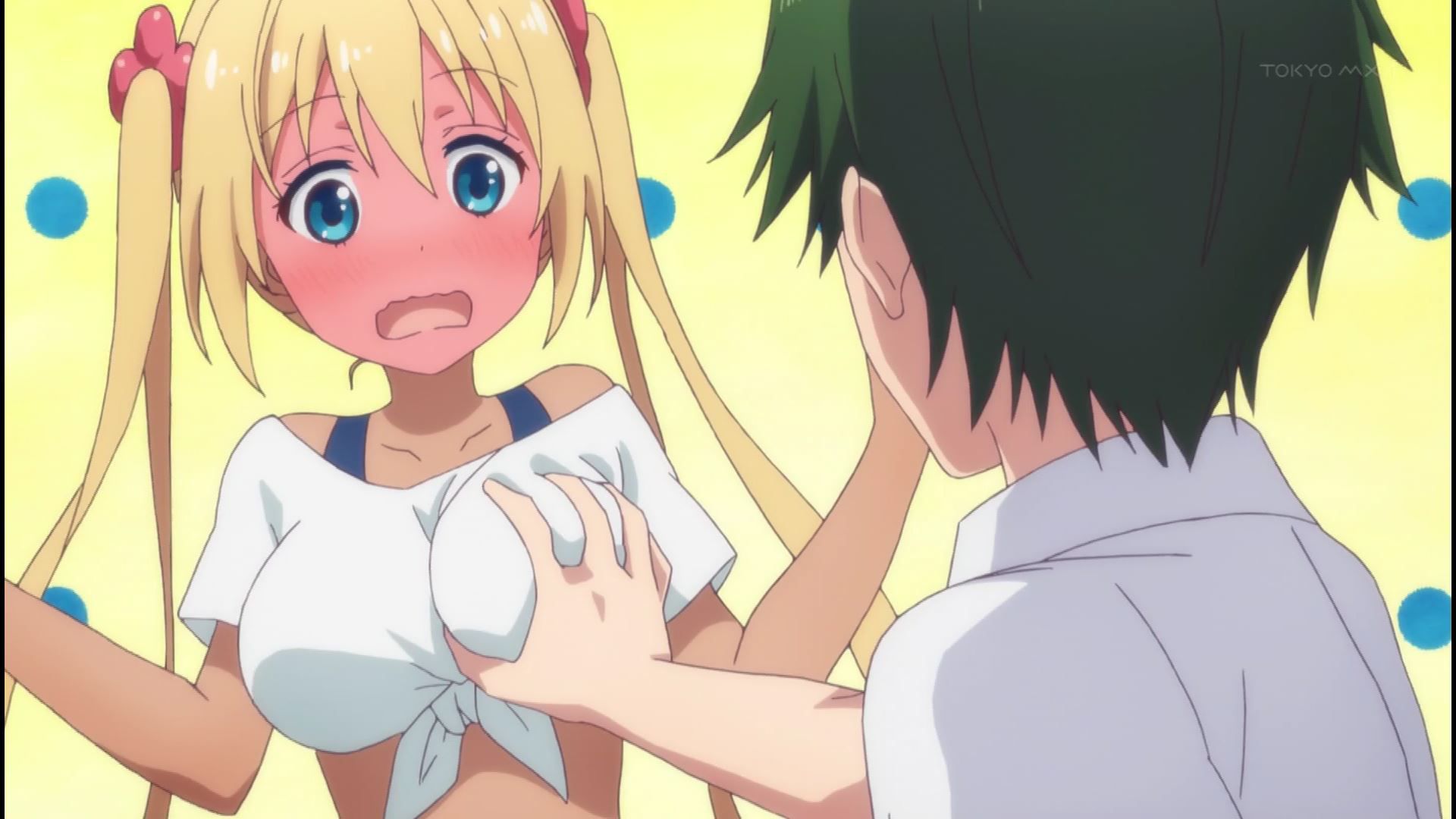 Erotic scenes such as erotic breast massage in the anime [Blend S] 7 story of girls in the tan appearance! 13