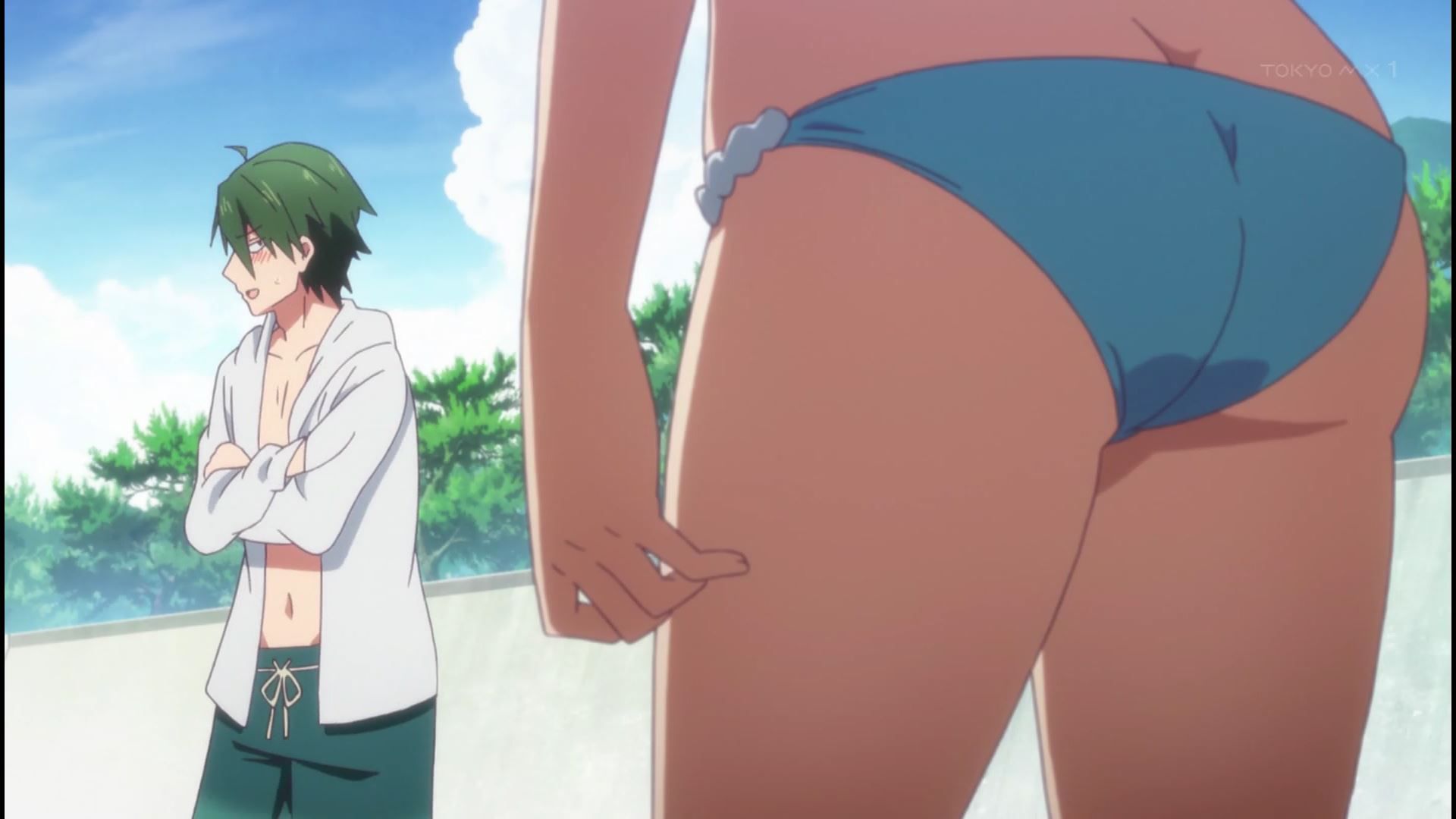 Anime ' blend S ' 6 episodes of girls erotic swimsuit times! such as breasts and buttocks! 14