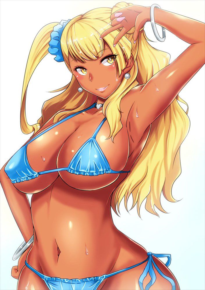 Hentai swimsuit that does not fit with the size of the body clearly [secondary erotic] 16