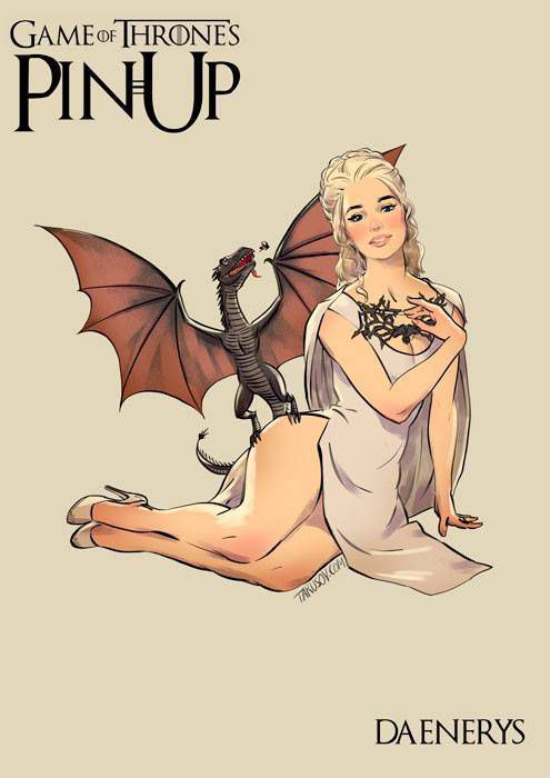 Game of Thrones Pin-Up by Andrew Tarusov 7