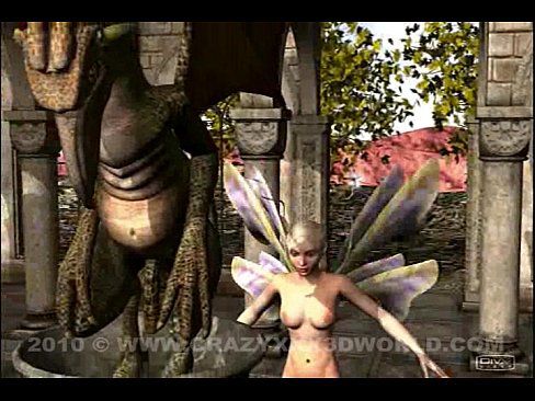 3D Animation: Fairy and Gargoyle - 5 min 2