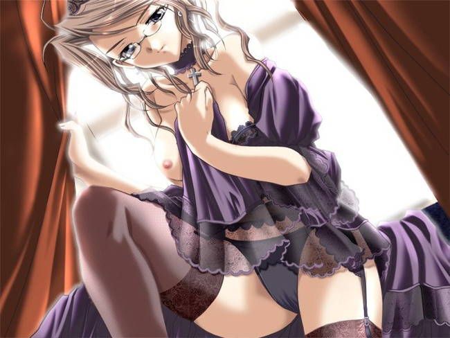 [50 two-dimensional] erotic image of the garter belt boring! Part28 [Thigh] 18