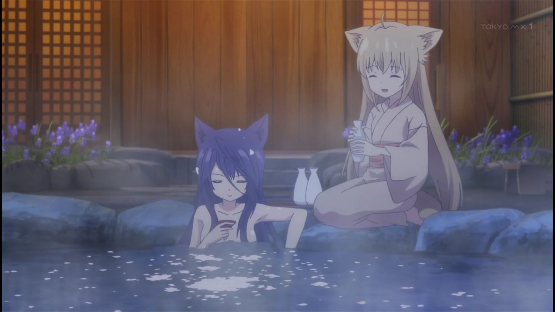Anime [This is problem sexy erotic bath bathing scene erotic nude figure of the girl in 2 story]! 9