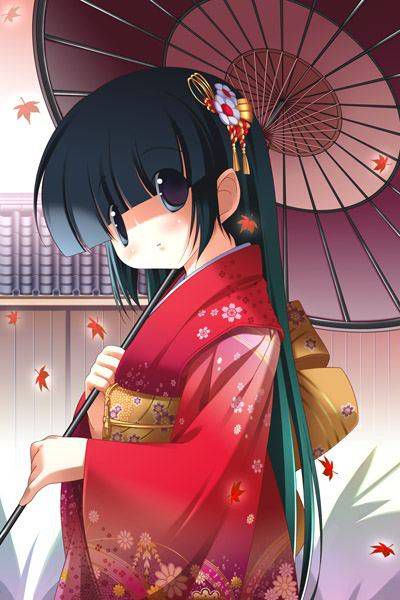 [54 sheets] Two-dimensional, hannari kimono beautiful girl fetish image collection. 17 [Kimono] 9