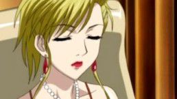 Busty hentai blonde fucked from behind 3