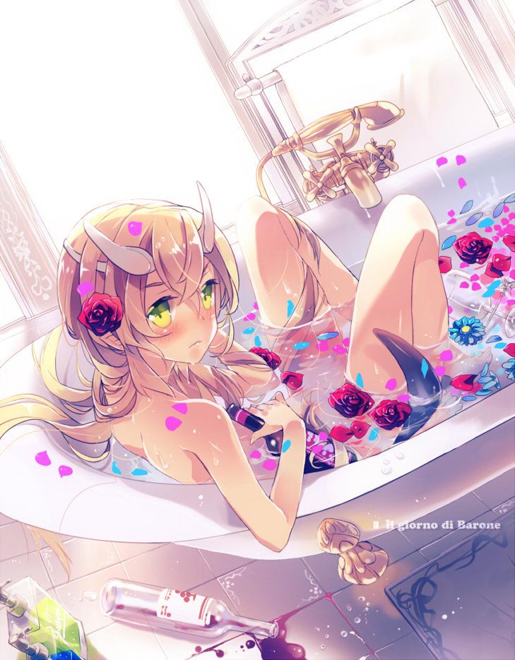 In the bath erotic image replenishment! 3