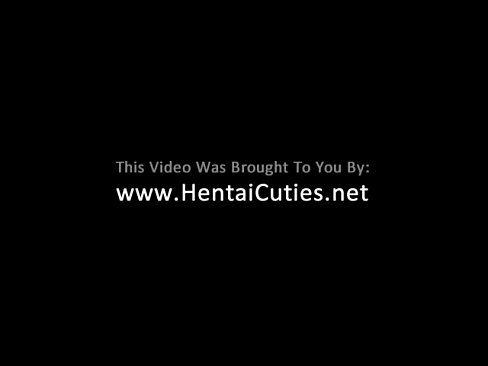Anime lesbians sharing a double dildo - 5 min 1
