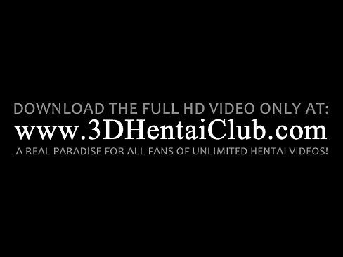 Hot 3d anime cutie blowing shaft on knees - 5 min Part 2 30