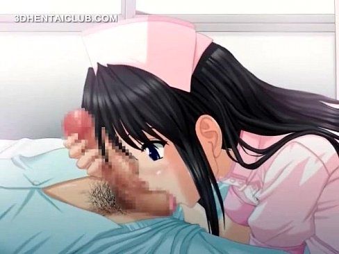 Anime nurse giving blowjob to her patient - 5 min 11