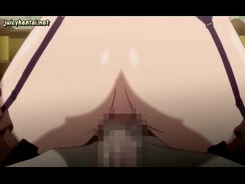 Huge boobed anime slut gets asshole jizzed - 5 min 8