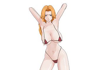 Rangiku Matsumoto 3D dancing (Bleach) bouncing boobs 2