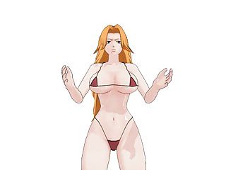 Rangiku Matsumoto 3D dancing (Bleach) bouncing boobs 4