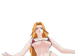 Rangiku Matsumoto 3D dancing (Bleach) bouncing boobs 5
