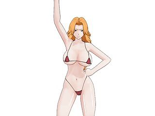 Rangiku Matsumoto 3D dancing (Bleach) bouncing boobs 6