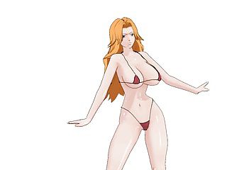 Rangiku Matsumoto 3D dancing (Bleach) bouncing boobs 9