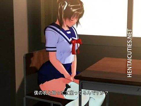 Shy 3D anime schoolgirl show tits - 5 min 13