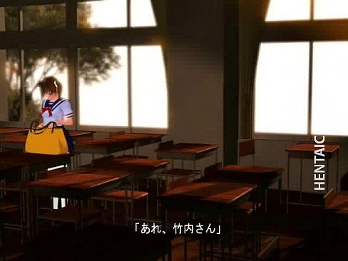 Shy 3D anime schoolgirl show tits - 5 min 16