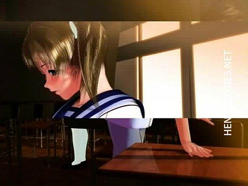 Shy 3D anime schoolgirl show tits - 5 min 19