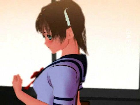 Shy 3D anime schoolgirl show tits - 5 min 29