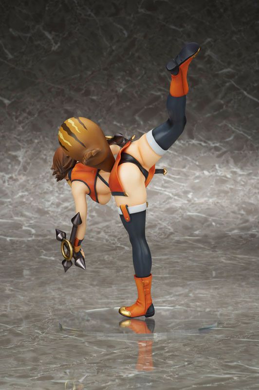 Erotic figure of erotic pose and under the breast and pants too erotic Makoto [BlazBlue] is exposed! 10