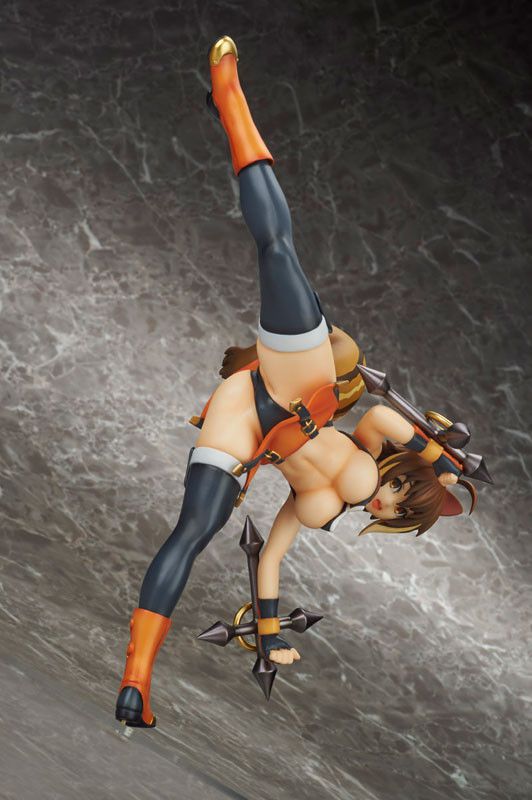 Erotic figure of erotic pose and under the breast and pants too erotic Makoto [BlazBlue] is exposed! 11