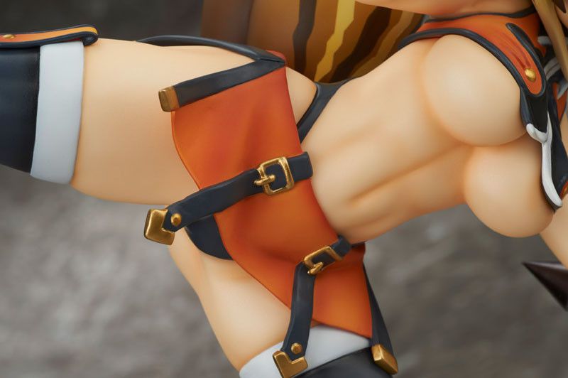 Erotic figure of erotic pose and under the breast and pants too erotic Makoto [BlazBlue] is exposed! 13