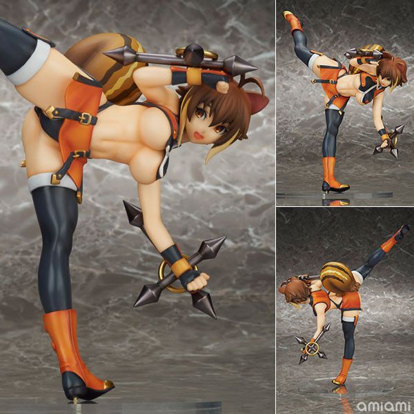 Erotic figure of erotic pose and under the breast and pants too erotic Makoto [BlazBlue] is exposed! 2